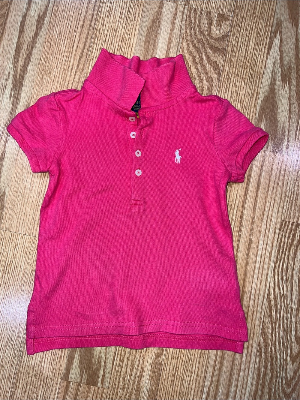 Ralph Lauren Hot Pink Toddler Girl  Polo